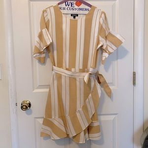 Gold and White Summer Dress